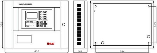 LDK800<a href=http://www.neimgu.cn/dianqihuozai/ target=_blank class=infotextkey>電氣火災監控</a>設備
